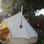 how to clean a canvas bell tent