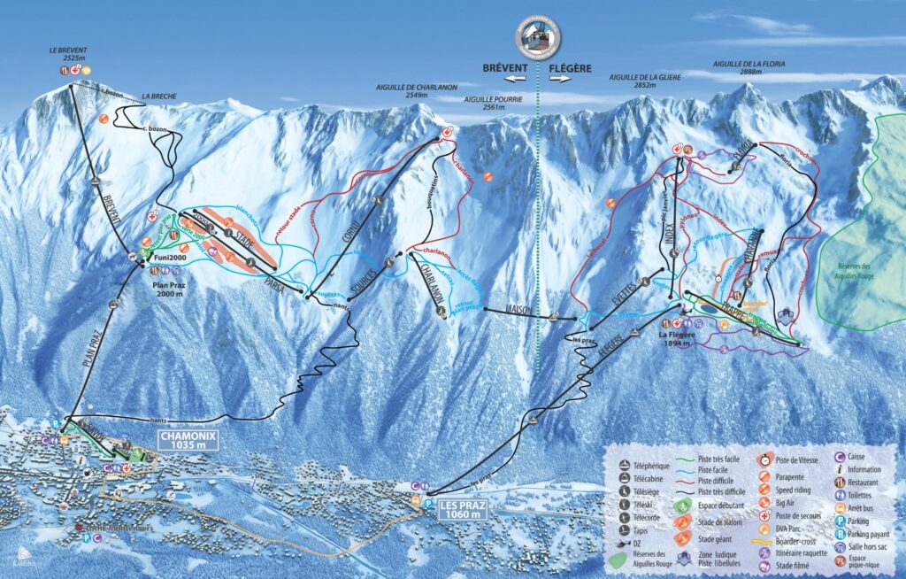 Best Chamonix Ski Areas: Maps & Transport | Chamonix Ski Area Guide | Chamonix Ski Bus, Getting Around Chamonix, Chamonix Ski Area