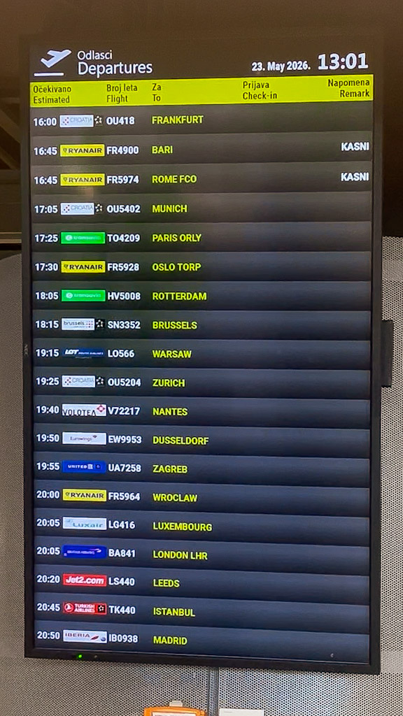 Flying Out of Dubrovnik This Summer? Online Check-in Won't Work. Here's Why. |