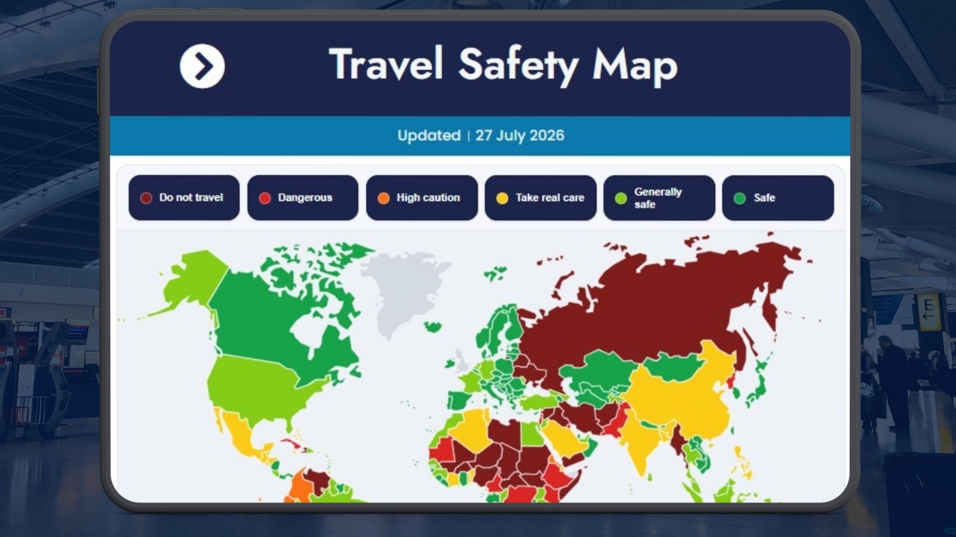 Genius Travels Launches the World Travel Safety Score, Ranking All 226 Countries |