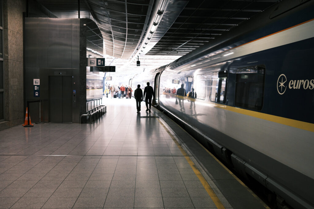 Exterior of Brussels-Midi Zuid station, other end of the affected Paris shuttle route