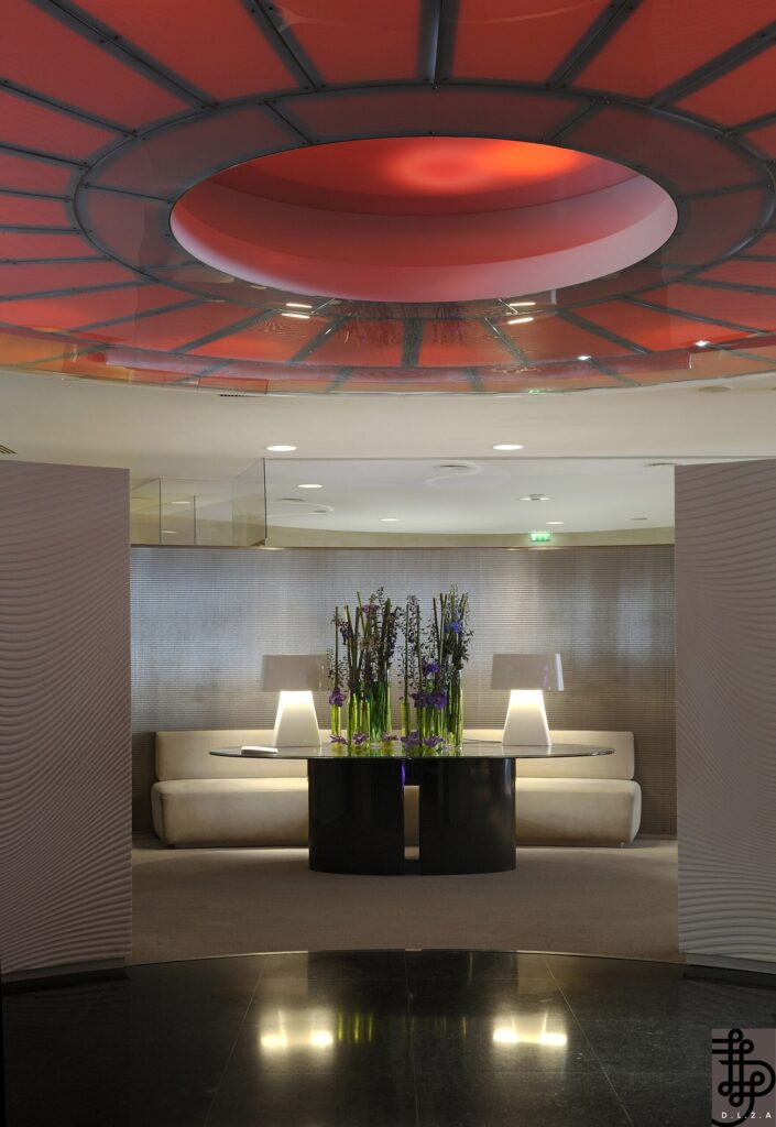 Interior of the Air France first class lounge at Paris CDG airport