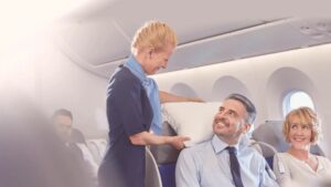 Arangrant logo with a business class airline seat
