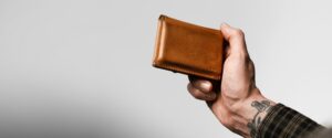 Bellroy slim wallet product shot