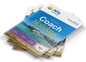 Alfa Holidays coach holiday destination banner