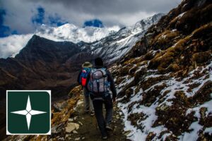 Mountain Warehouse outdoor clothing and camping equipment display