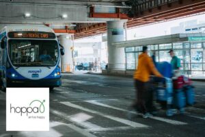 Hoppa airport transfer vehicle thumbnail for discount codes page