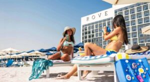 Rove Hotels ( GLOBAL ) logo and hotel room thumbnail