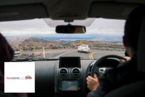 Forces Car Hire logo with a hire car, illustrating discount codes and voucher savings