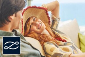 Zafiro Hotels logo with Mallorca beach resort thumbnail
