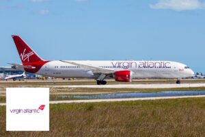 Virgin Atlantic logo with aircraft tail fin, Genius Travels discount codes thumbnail