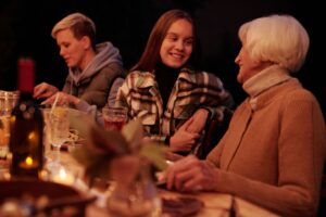 Skiworld catered chalet in a snowy Alpine ski resort